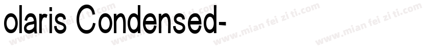 olaris Condensed字体转换
